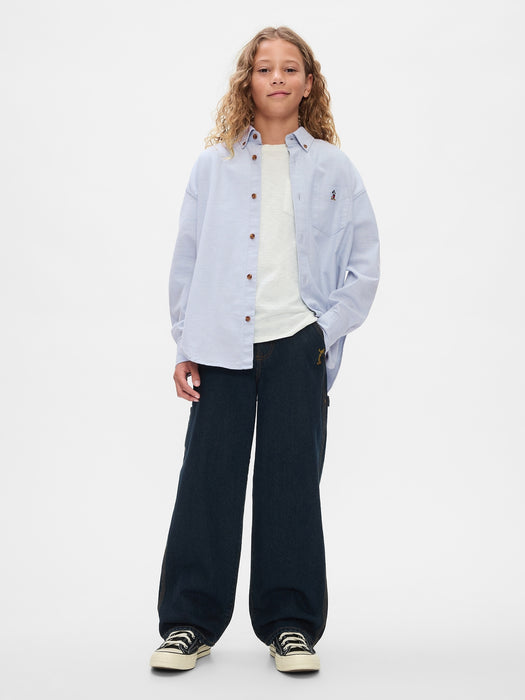 Gap × Disney Kids Oversized Oxford Shirt