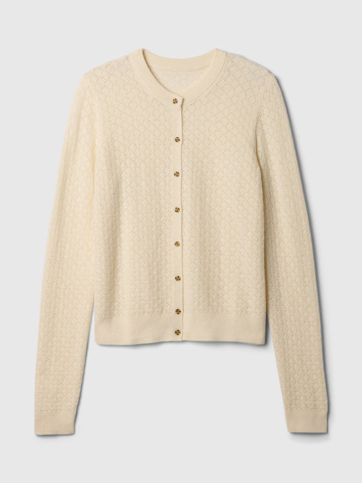 Pointelle Cardigan