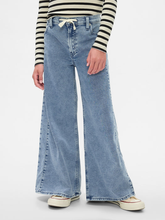 Kids Mid Rise Baggy Jeans