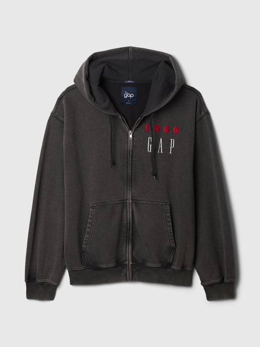 Heavyweight 1969 Logo Full-Zip Hoodie