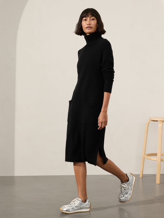 Alpine Turtleneck Sweater Dress