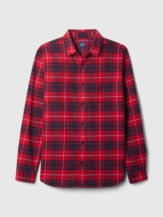 Organic Cotton Flannel Shirt