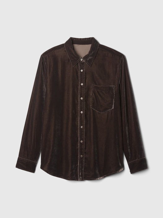 Velvet Relaxed Shirt