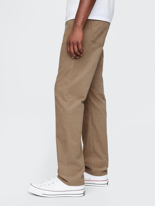 Straight Corduroy Jeans with GapFlex