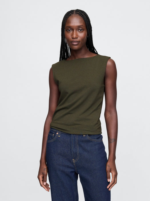 Modern Boatneck Top