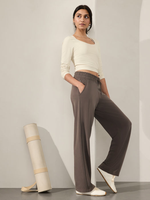 Seasoft Mid Rise Straight Pant