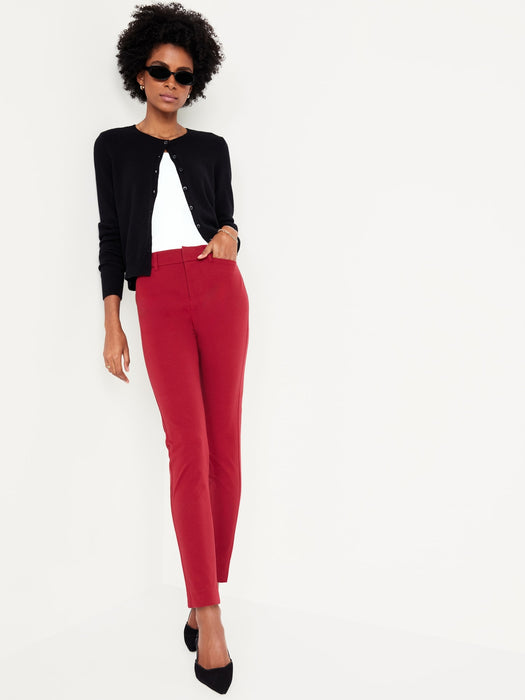 High-Waisted Pixie Skinny Ankle Pants