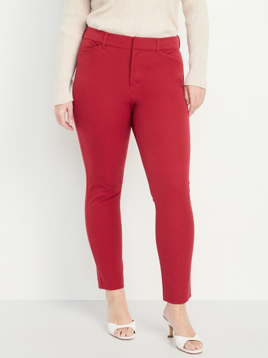 High-Waisted Pixie Skinny Ankle Pants