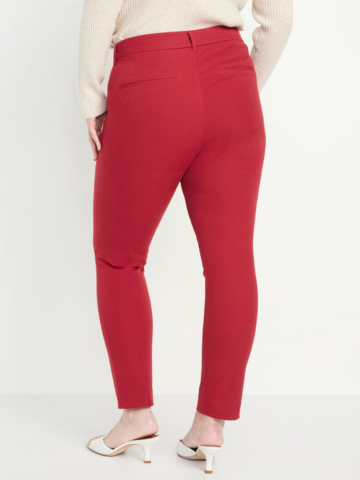 High-Waisted Pixie Skinny Ankle Pants