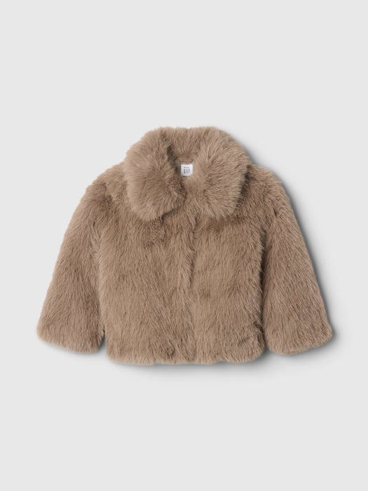 babyGap Recycled Faux Fur Jacket