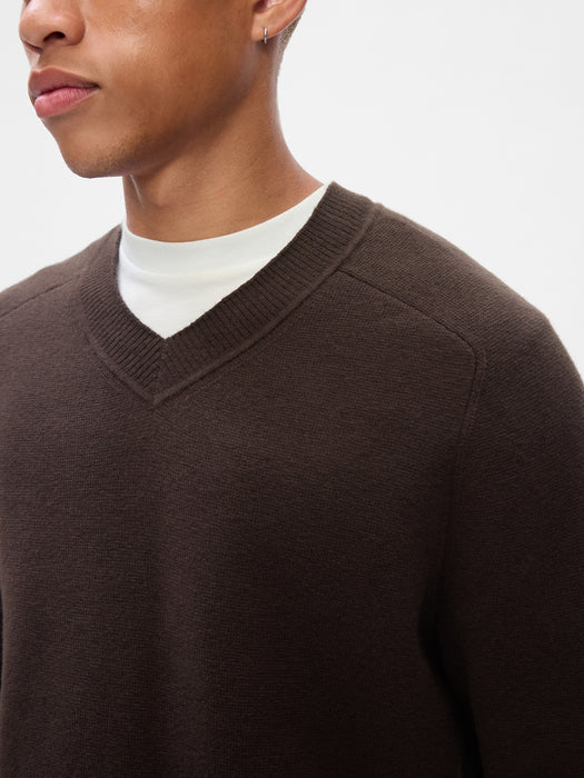 CashSoft V-Neck Sweater