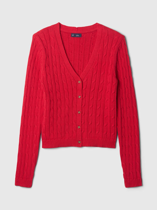 Cable-Knit Cardigan