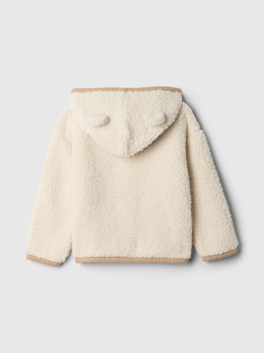 babyGap Sherpa Zip Bear Hoodie