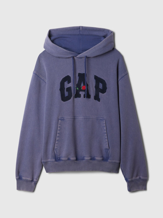 Oversized Western Logo Hoodie