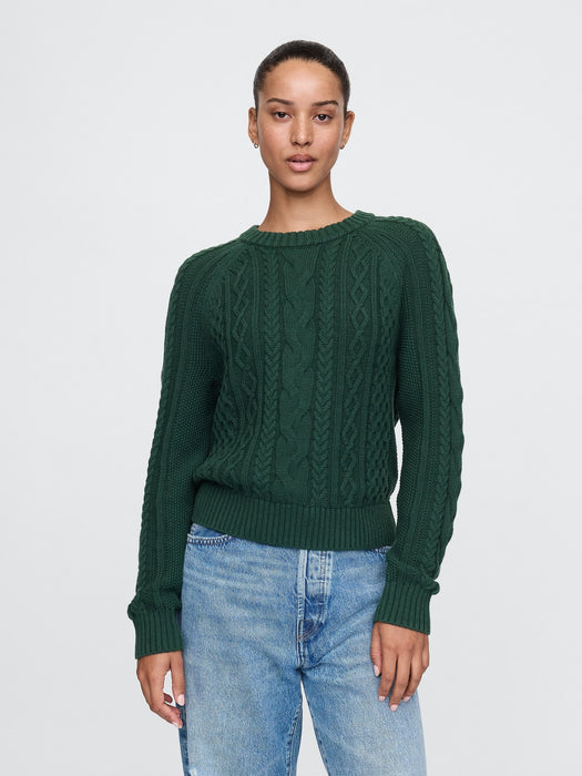 Classic Cable-Knit Sweater