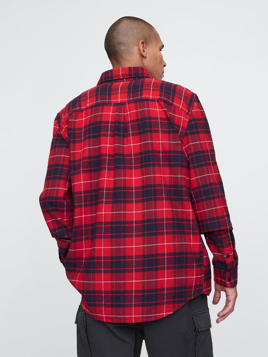 Organic Cotton Flannel Shirt