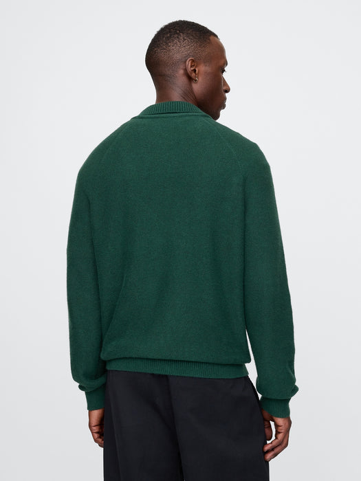 CashSoft Polo Sweater