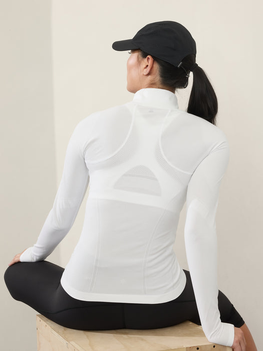 Momentum Seamless Mock Neck Top