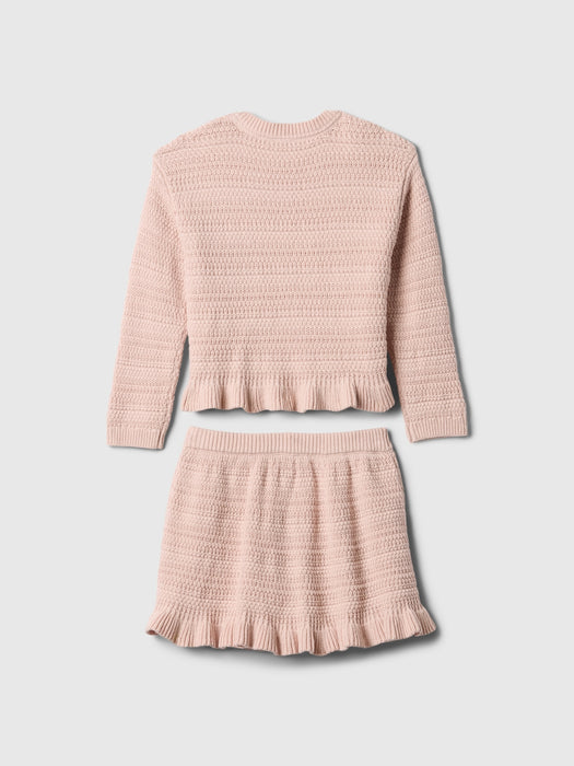 babyGap Ruffle Sweater Skirt Set