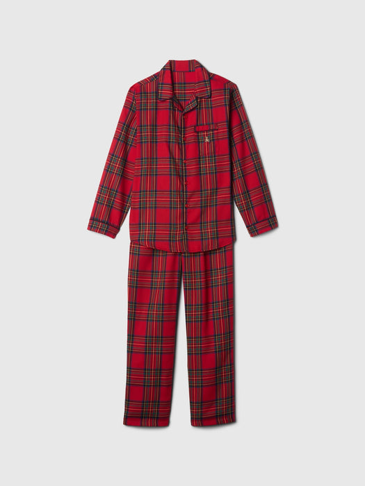 Kids Recycled Flannel PJ Set