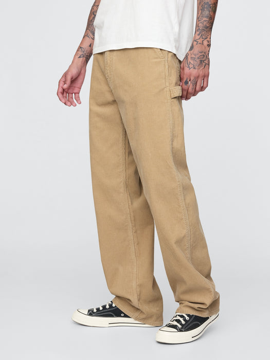 '90s Loose Corduroy Carpenter Pants