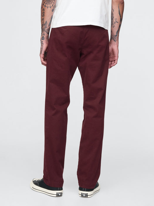 Modern Khakis in Straight Fit with GapFlex