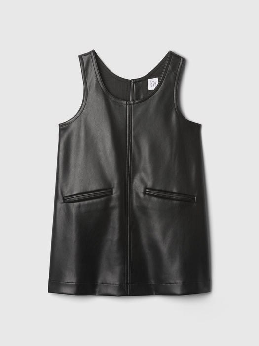 babyGap Vegan Leather Jumper Dress