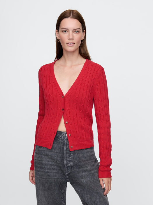 Cable-Knit Cardigan