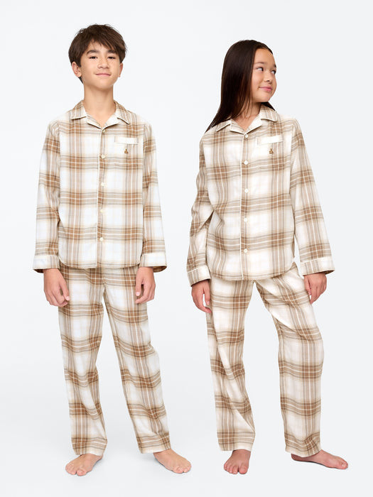 Kids Recycled Flannel PJ set