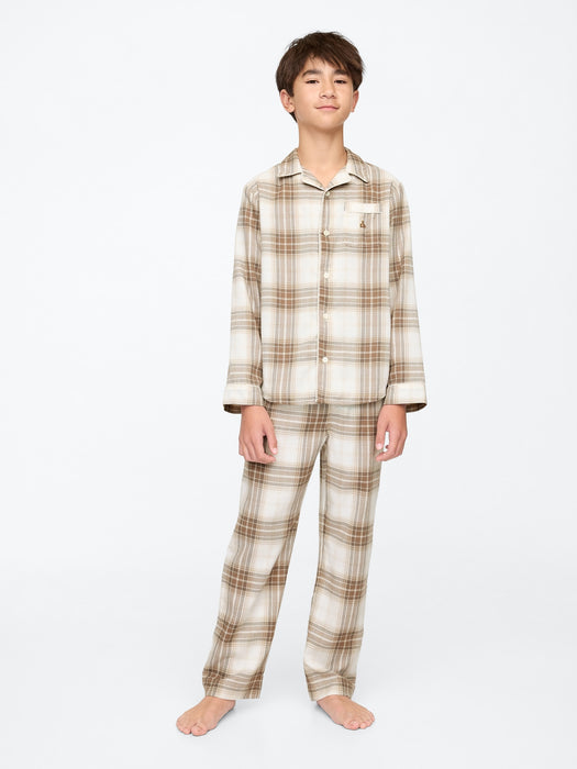 Kids Recycled Flannel PJ set