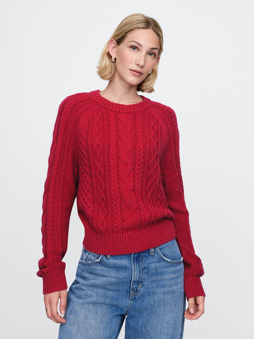 Classic Cable-Knit Sweater