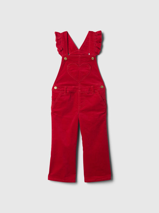 babyGap Velvet Heart Overalls