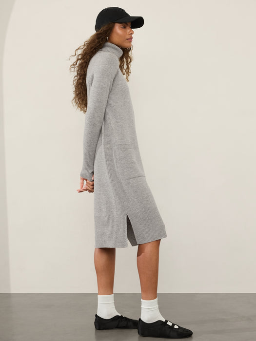 Alpine Turtleneck Sweater Dress