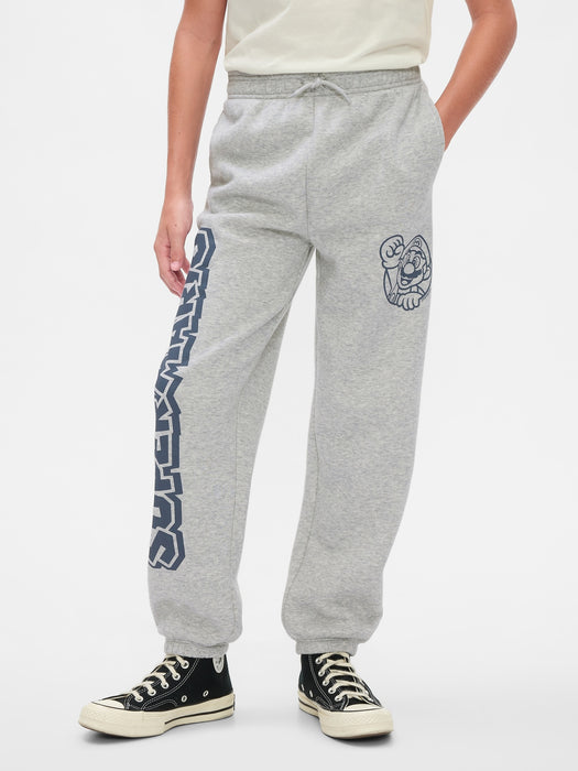 Kids Vintage Soft Graphic Joggers