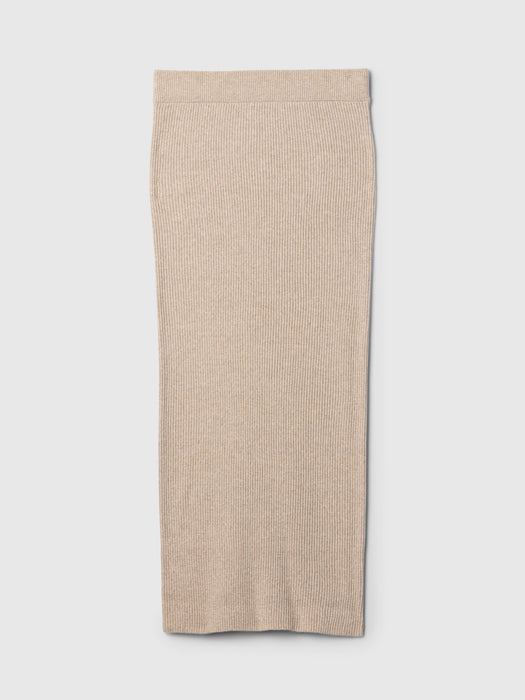 CashSoft Rib Maxi Sweater Skirt