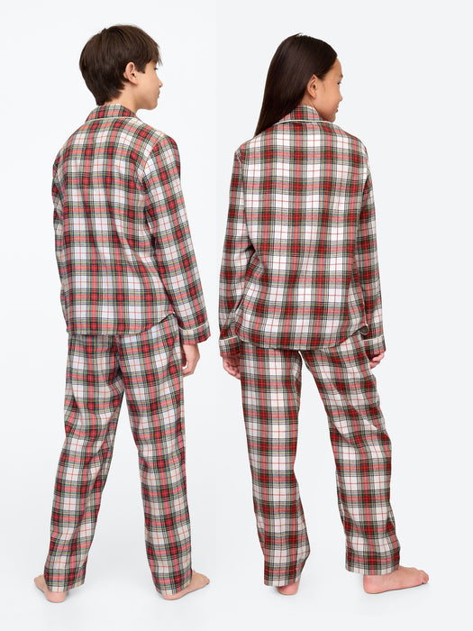 Kids Recycled Flannel PJ set