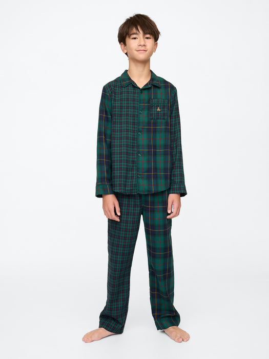 Kids Recycled Flannel PJ set