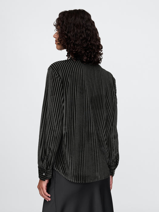 Velvet Relaxed Shirt