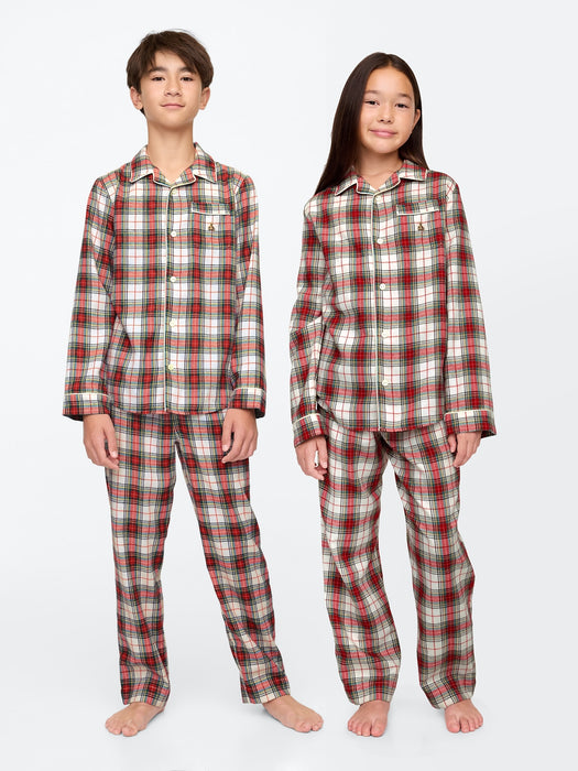 Kids Recycled Flannel PJ set