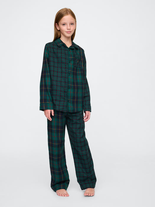 Kids Recycled Flannel PJ set