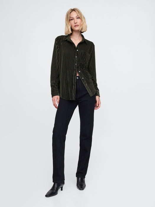 Velvet Relaxed Shirt