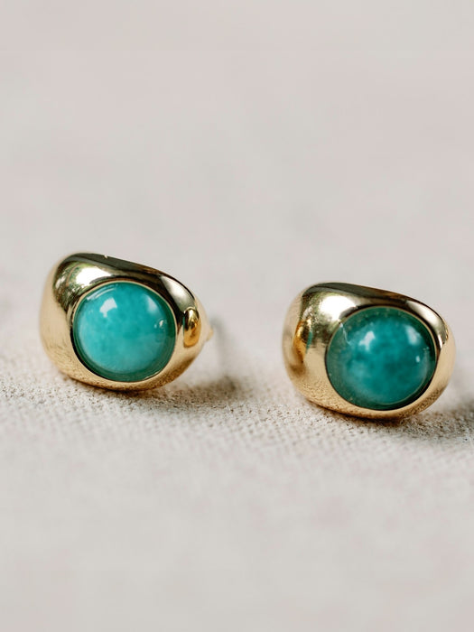 St. Armands Turquoise Huggie Mini Hoop Earrings