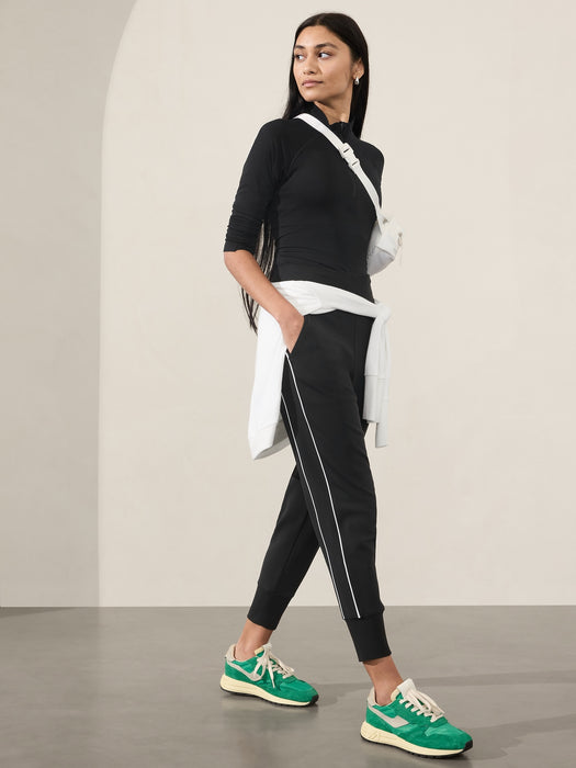 Venice High Rise Track Stripe Jogger