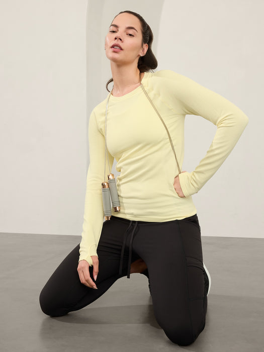 Flurry Seamless Crewneck Top