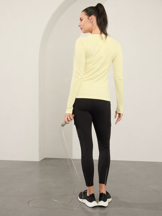 Flurry Seamless Crewneck Top