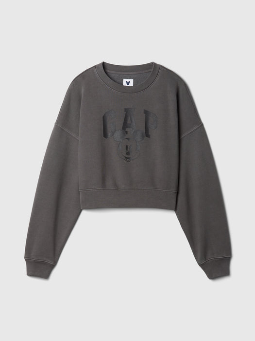 Gap × Disney Mickey Mouse Cropped Logo Sweatshirt