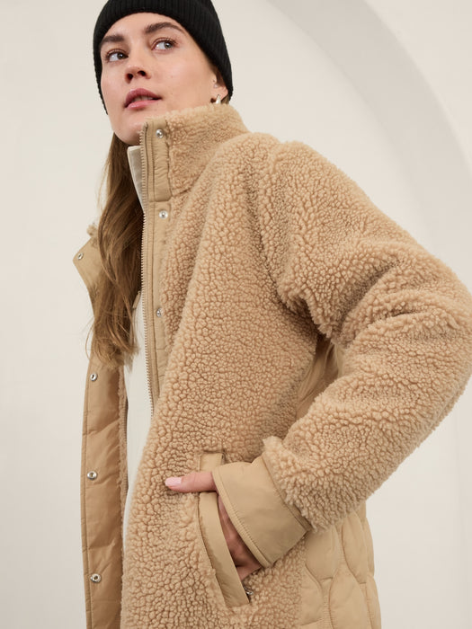 Fleece Hybrid Coat