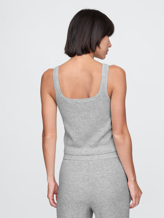 CashSoft Waffle PJ Tank Top