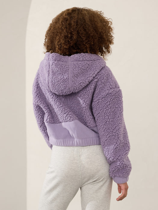 Athleta Girl Cloud Fleece Full Zip Hoodie