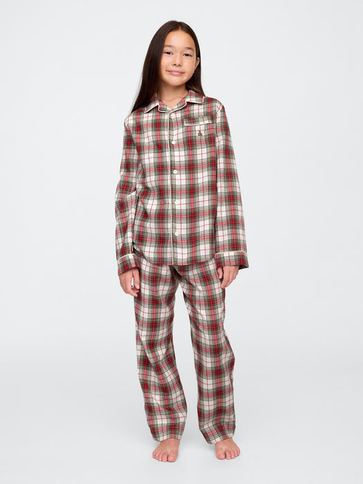 Kids Recycled Flannel PJ set